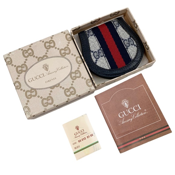 GUCCI Monogram Stripe Coin Purse
